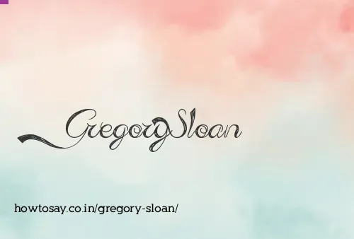 Gregory Sloan