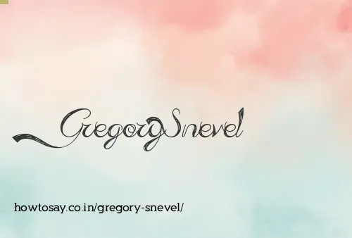 Gregory Snevel