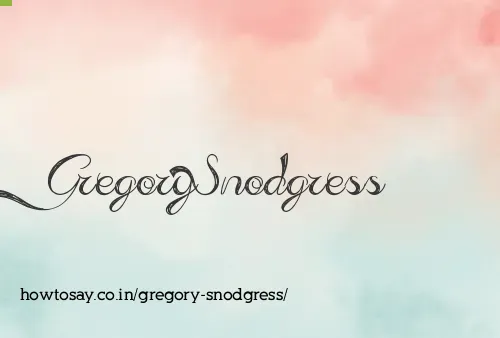 Gregory Snodgress