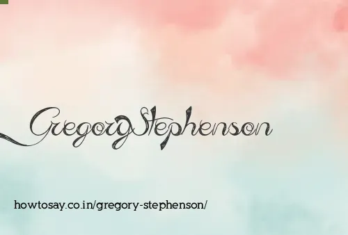 Gregory Stephenson