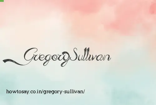Gregory Sullivan