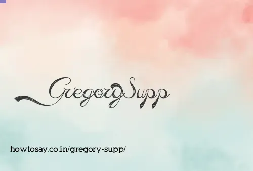 Gregory Supp