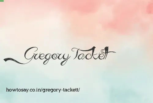 Gregory Tackett