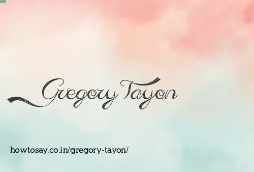 Gregory Tayon
