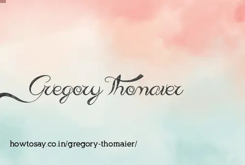 Gregory Thomaier