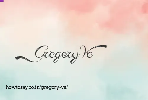 Gregory Ve