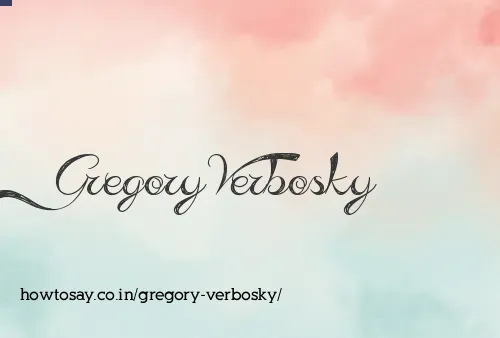Gregory Verbosky