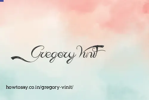 Gregory Vinit