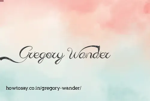 Gregory Wander