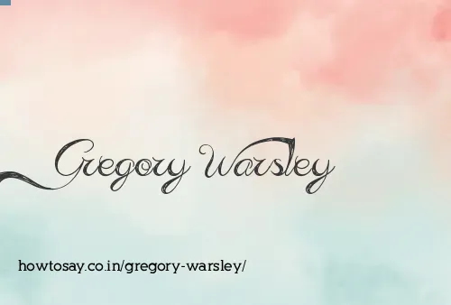 Gregory Warsley