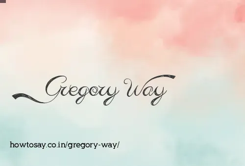 Gregory Way