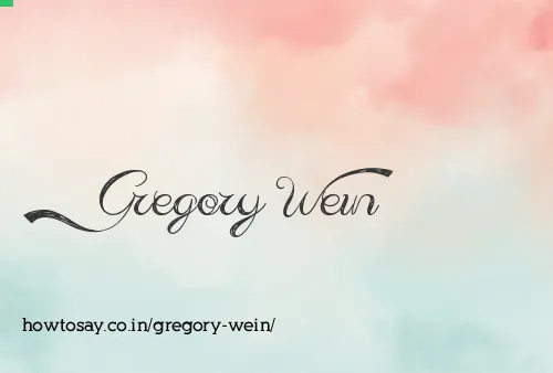 Gregory Wein