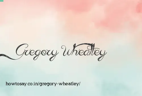 Gregory Wheatley