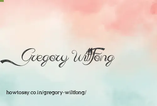 Gregory Wiltfong