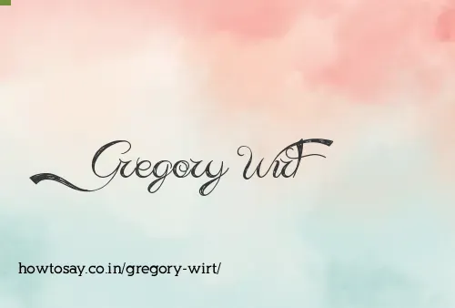 Gregory Wirt