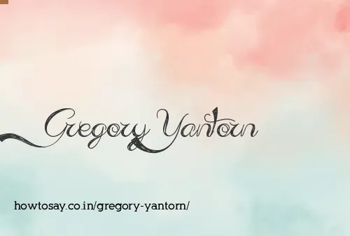 Gregory Yantorn