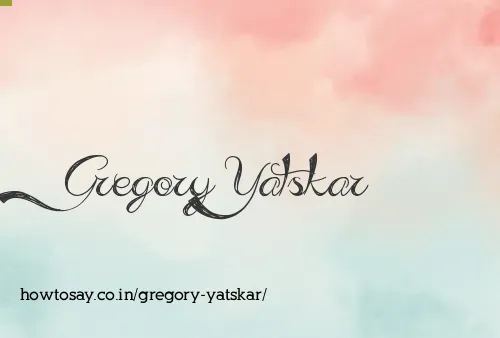 Gregory Yatskar