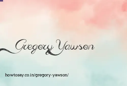 Gregory Yawson