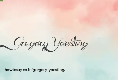 Gregory Yoesting