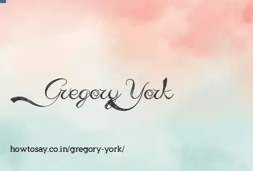 Gregory York