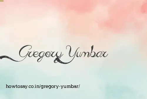 Gregory Yumbar