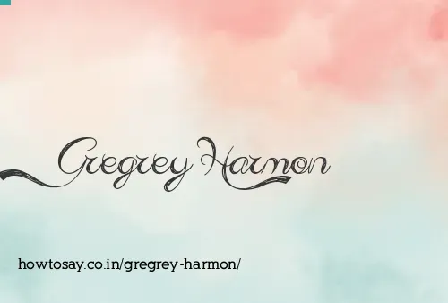 Gregrey Harmon