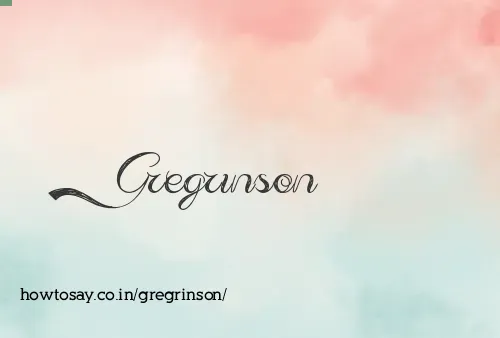 Gregrinson