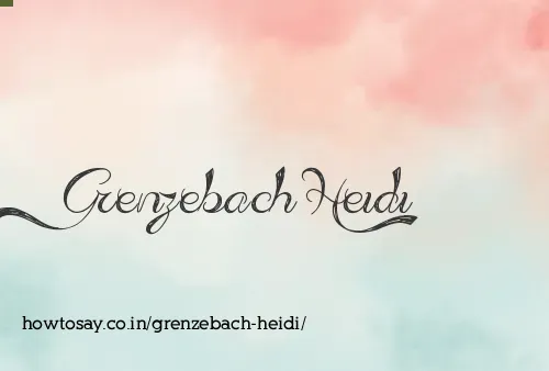 Grenzebach Heidi