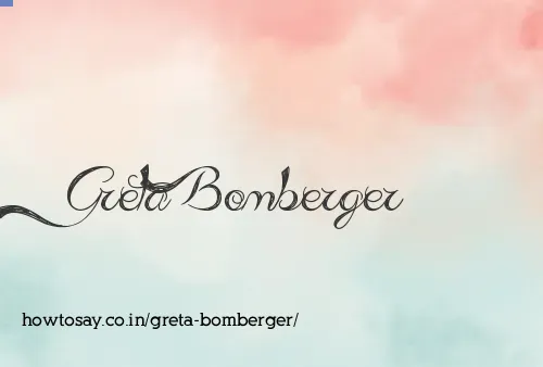 Greta Bomberger