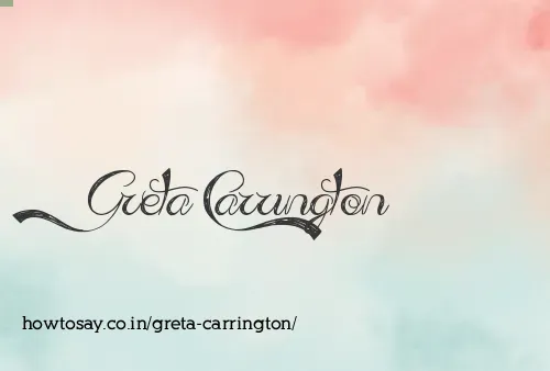 Greta Carrington