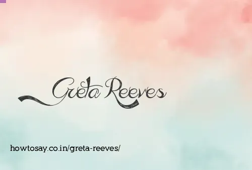 Greta Reeves