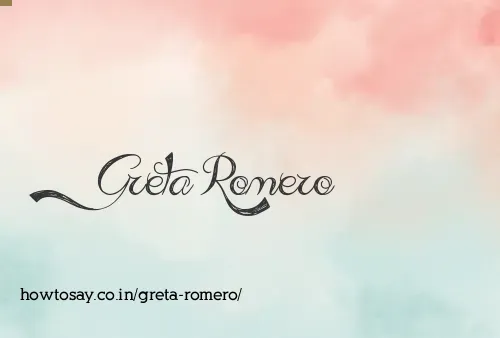 Greta Romero