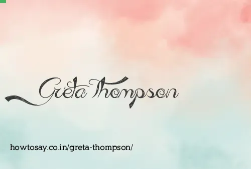 Greta Thompson