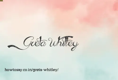 Greta Whitley