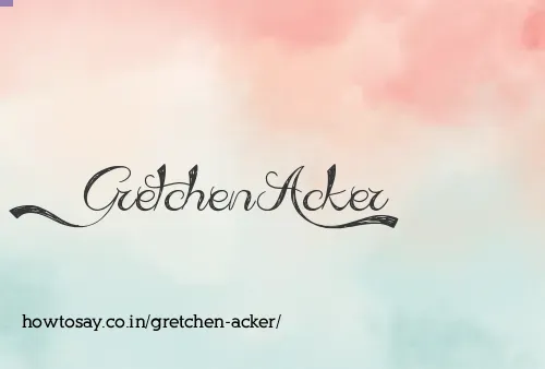 Gretchen Acker