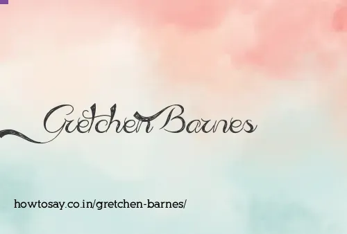 Gretchen Barnes