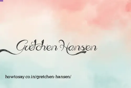 Gretchen Hansen