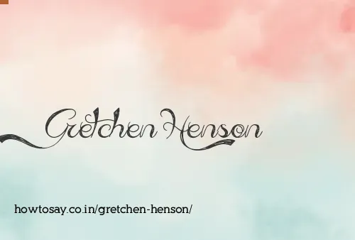 Gretchen Henson