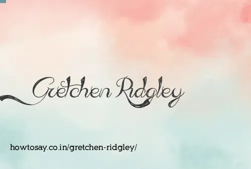 Gretchen Ridgley