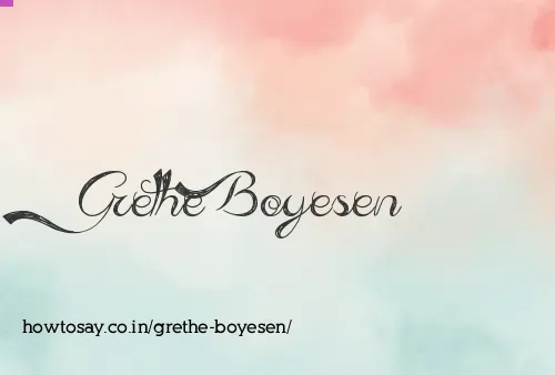 Grethe Boyesen