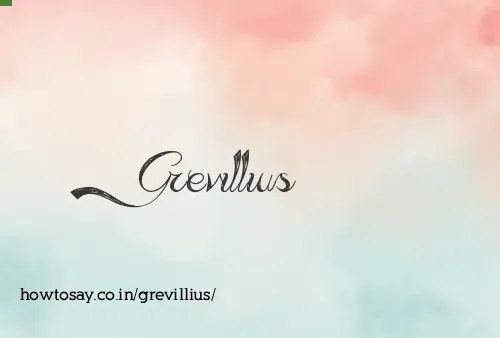 Grevillius