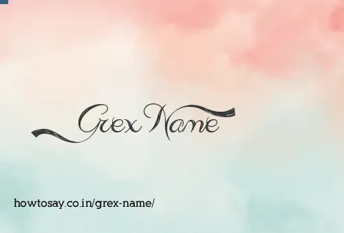 Grex Name