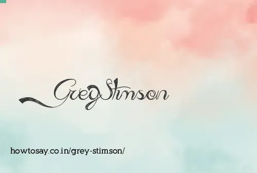 Grey Stimson