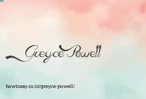 Greyce Powell