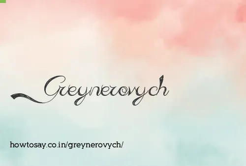 Greynerovych