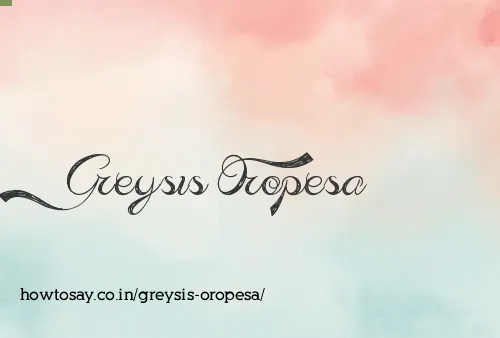 Greysis Oropesa