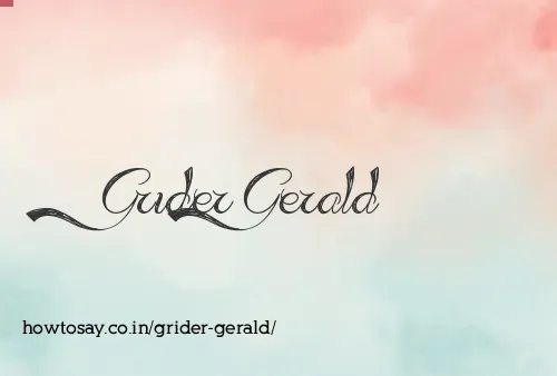 Grider Gerald
