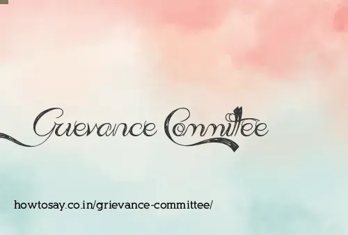 Grievance Committee