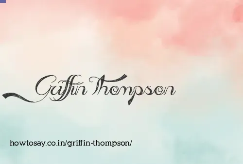 Griffin Thompson
