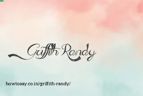 Griffith Randy